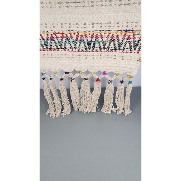 Boho Rainbow Macramé Colorful Wall Hanging Tapestry Art - Picture 10 of 15